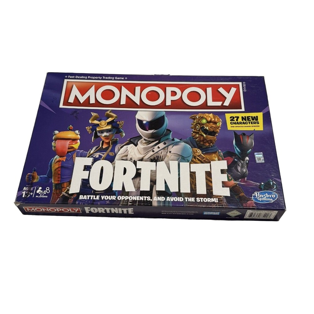 Hasbro Gaming Monopoly Fortnite Board Game Strategy 2019